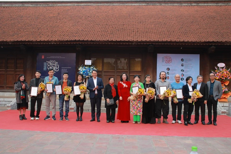 Esta se considera la fuente que produjo las cosas más esenciales de Thang Long y es la columna vertebral de la historia que debe componer el grupo de nueve artistas. (Foto: Vietnam+)