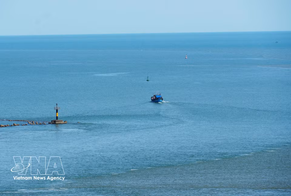 El faro del estuario de Thuan An, ciudad de Hue. Foto: VNA