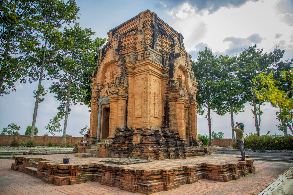 La Torre Chot Mat, una de las atracciones turísticas arquitectónicas antiguas más singulares de la provincia de Tay Ninh. Foto: VNA
