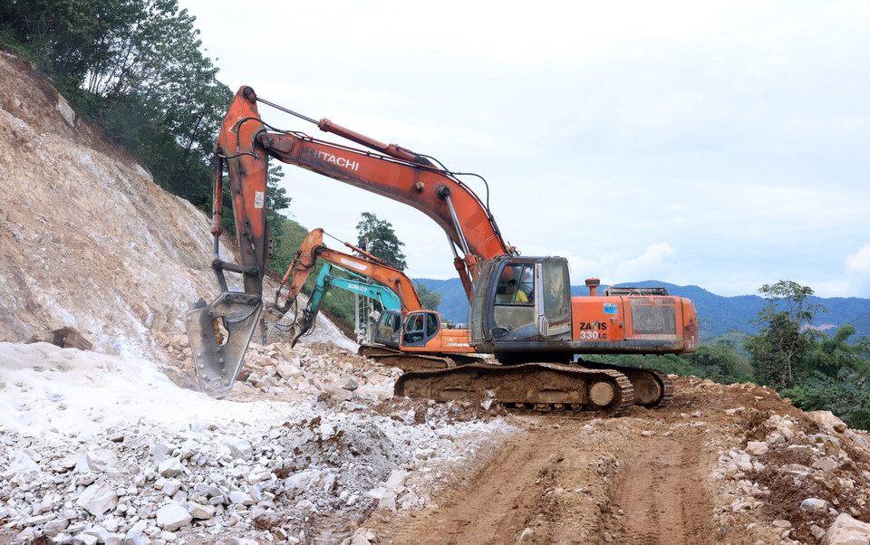 La construcción comenzó a finales de noviembre de 2025. Foto: VNA