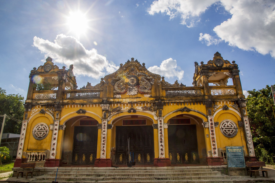 La Casa Comunal de Thai Binh presenta una arquitectura armoniosa y hermosa. Foto: VNA