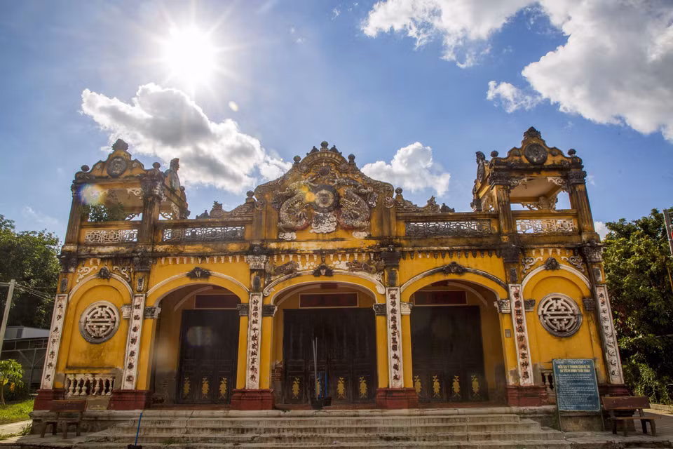 La Casa Comunal de Thai Binh presenta una arquitectura armoniosa y hermosa. Foto: VNA
