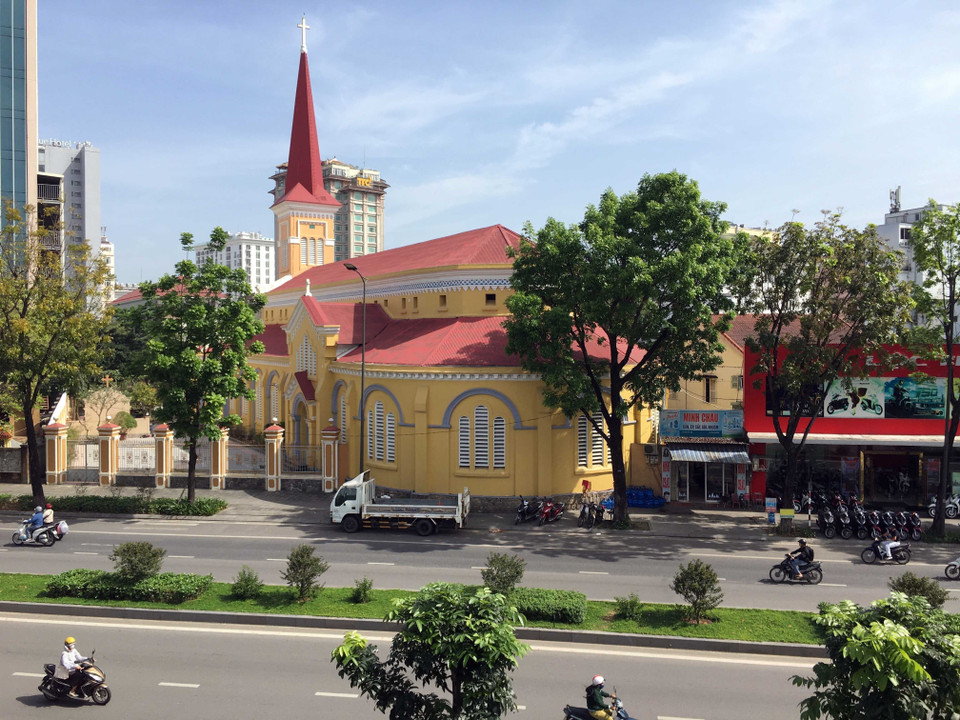 La Iglesia de Phanxico es una de las obras arquitectónicas francesas típicas de la ciudad de Hue. Foto: VNA