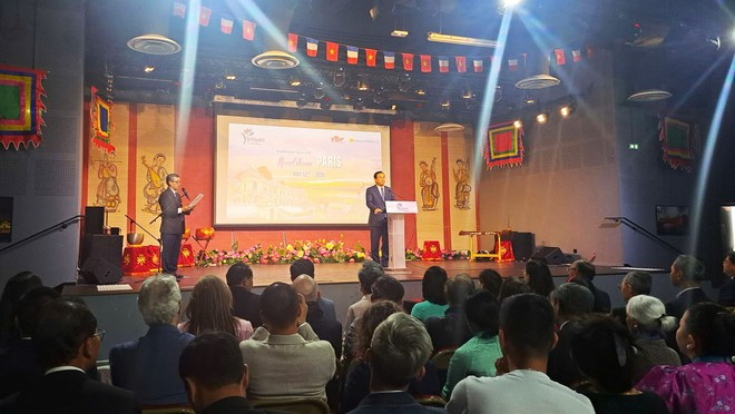El director de la Administración Nacional de Turismo de Vietnam, Nguyen Trung Khanh, en el evento. (Foto: Administración Nacional de Turismo) 135roadshowphap3jpg.jpg