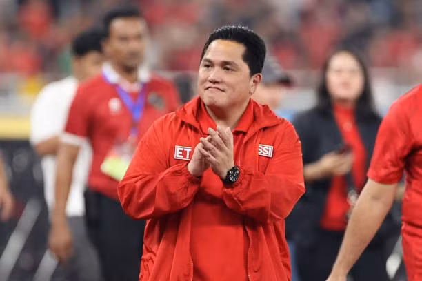 El jefe de la Asociación de Fútbol de Indonesia (PSSI), Erick Thohir. (Fuente: Internet)