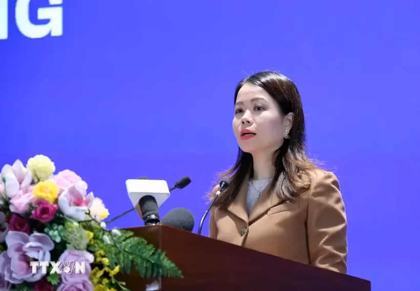 La viceministra de Relaciones Exteriores de Vietnam, Nguyen Minh Hang. (Fuente:VNA)