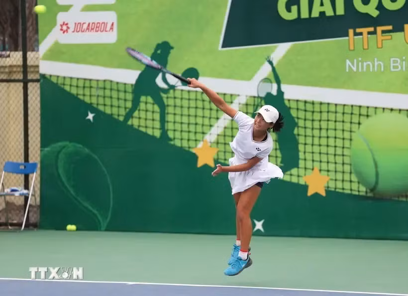 El Torneo Internacional de Tenis en la categoría sub-18 (ITF U18-J30) concluyó luego de seis días de competencias en la provincia norvietnamita de Ninh Binh (Fuente: VNA)