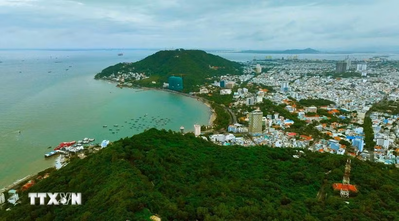 Una zona turística en la ciudad de Vung Tau (Fuente: VNA)