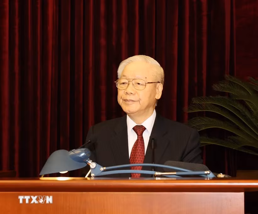 El secretario general del Partido Comunista de Vietnam (PCV), Nguyen Phu Trong. (Fuente:VNA)