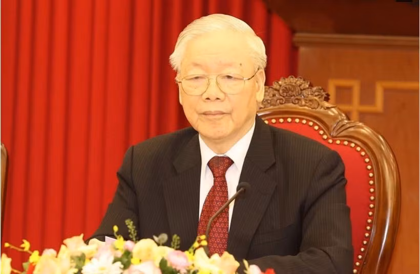 El secretario general del Partido Comunista de Vietnam (PCV), Nguyen Phu Trong. (Fuente:VNA)