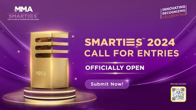 SMARTIES APAC 2024 is now open for submissions (PRNewsfoto/MMA Global APAC) SMARTIES APAC 2024 is now open for submissions (PRNewsfoto/MMA Global APAC)