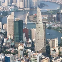La torre financiera Bitexco, un símbolo de Ciudad Ho Chi Minh. (Fuente: VNA)