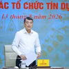 El primer ministro vietnamita, Le Minh Hung, habla en la cita (Fuente: VNA)