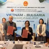 La Asociación Vietnamita de Cultura y Turismo en Europa (VNCT) y la Asociación Búlgara de Turismo y Ocio (BUBSPA) firmaron un Memorando de Entendimiento (Fuente: VNA)