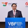 El primer ministro de Vietnam, Pham Minh Chinh, habla en el evento (Fuente: VNA)
