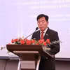 El embajador de Vietnam en Corea del Sur, Vu ho, habla en la cita (Fuente: VNA)