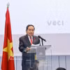 El presidente de la Asamblea Nacional de Vietnam, Tran Thanh Man, habla en el evento (Fuente: VNA)
