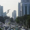 Una calle en Yakarta, Indonesia. (Foto: Xinhua/VNA)