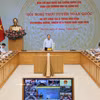 El viceprimer ministro permanente Pham Gia Tuc habla en la cita (Fuente: VNA)