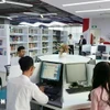 La Biblioteca de la Universidad Ton Duc Thang en Ciudad Ho Chi Minh, con servicios inspirados en las bibliotecas de las 100 mejores universidades del mundo. (Foto: VNA)