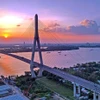 El puente de Can Tho se construyó con AOD del gobierno japonés y capital de contrapartida del gobierno vietnamita. (Foto: VNA)