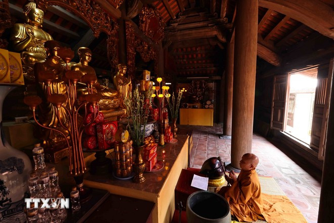 Al visitar Ngoa Van, entramos a un espacio cultural, que preserva nobles valores de la historia, la cultura y la civilización a través de los siglos. (Foto: VNA)