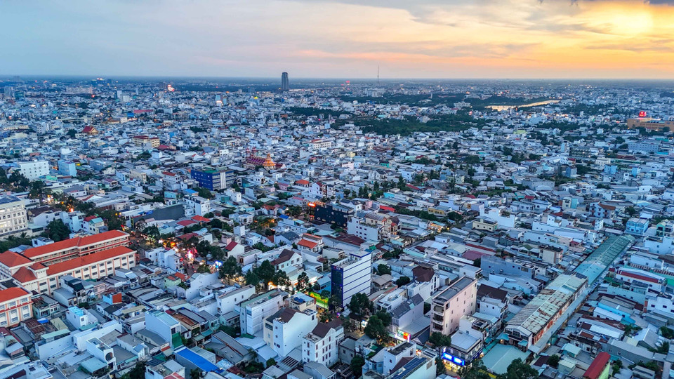 Un rincón urbano del distrito de Ninh Kieu, ciudad de Can Tho. (Foto: VNA)