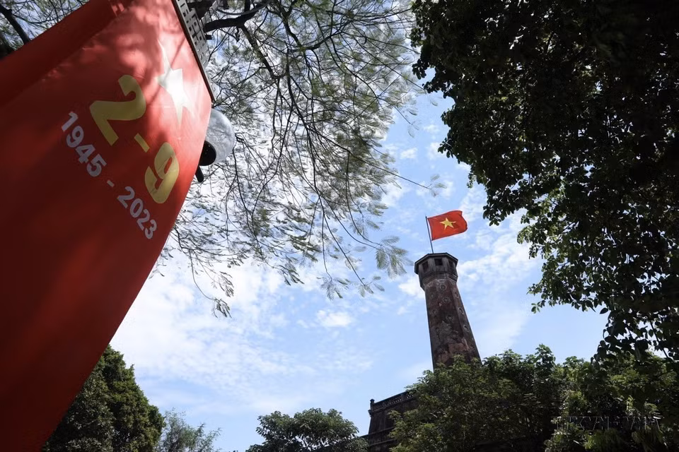 La Torre de la Bandera de Hanoi, símbolo histórico de la capital. (Foto: VNA)