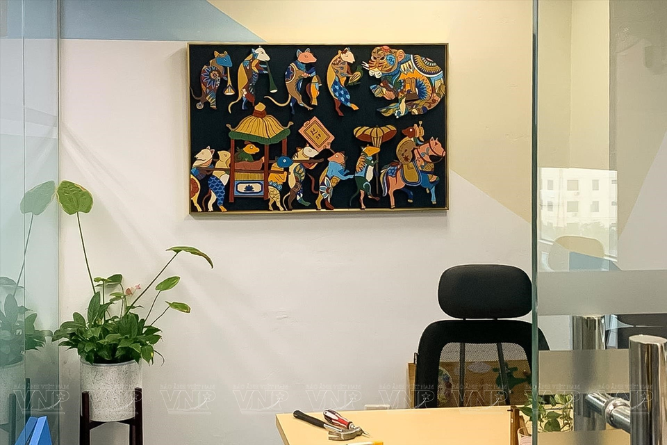 Los productos transmiten imágenes de la cultura popular y la decoración en espacios habitables contemporáneos. (Fuente: VNA)