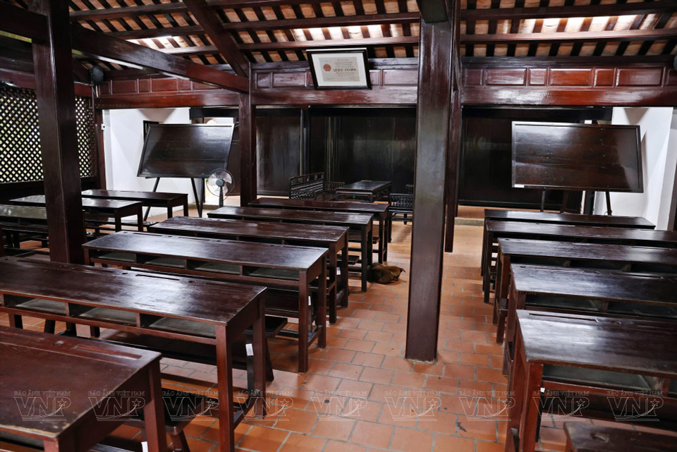 Panorama del área de aulas principales de la escuela Duc Thanh. (Fuente: VNA)