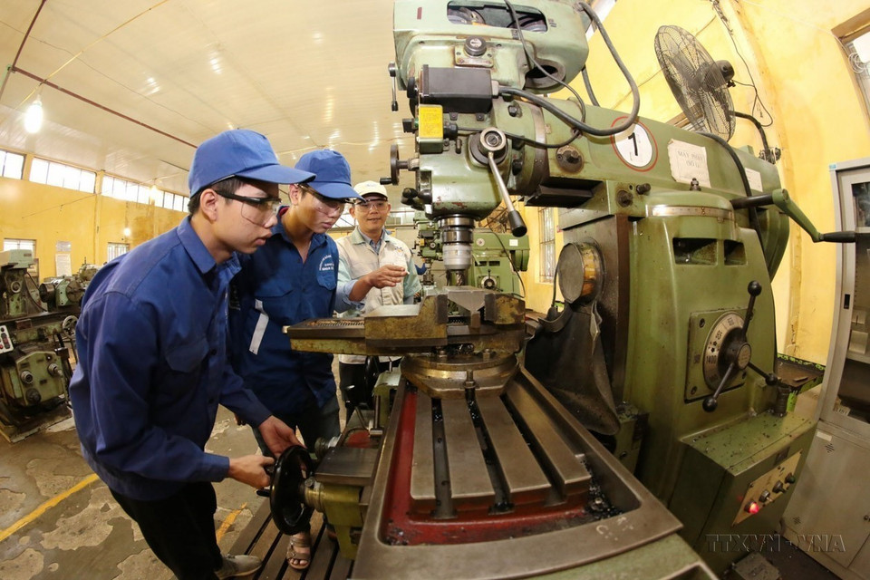 Hanoi presta especial atención a la educación y formación de la generación joven. (Foto: VNA)