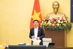 El vicepresidente de la Asamblea Nacional Nguyen Hong Dien en la cita (Foto: Portal de la Asamblea Nacional de Vietnam)