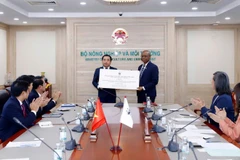 WWF Internacional envía al pueblo vietnamita afectado por las tormentas e inundaciones una ayuda de 80 mil dólares para superar las dificultades. (Foto: Khương Trung).