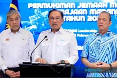 El primer ministro de Malasia, Anwar Ibrahim, habla en una conferencia de prensa (Foto: Bernama)