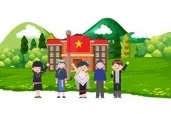 Inicio simultáneo de construcción de 72 escuelas internas en comunas fronterizas en Vietnam