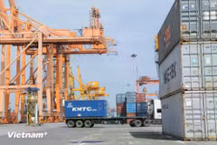 En 2024, las exportaciones generaron alrededor de 403.700 millones de dólares, un aumento del 13,8% respecto al mismo período del año pasado. (Foto: Vietnam+)