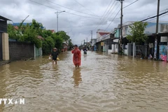La comuna de Dien Dien, provincia de Khanh Hoa, queda inundada (Foto: VNA)