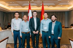 Representantes de la Universidad PetroVietnam y socios canadienses en la Misión de Energía, Petróleo y Gas de Alberta a Vietnam 2025 (Foto: Petrotimes)