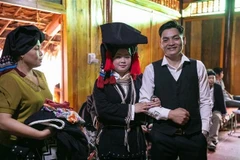Ceremonia nupcial tradicional de la etnia Dao Tien en provincia de Phu Tho