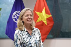 Mariam J. Sherman, directora del Banco Mundial (BM) en Vietnam, Camboya y Laos. (Foto: Dieu Linh/Vietnam+)