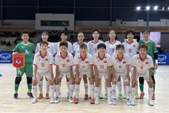 La selección de fútsal femenina de Vietnam. (Foto: Federación de Fútbol de Vietnam)