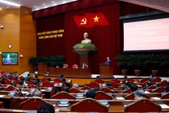 El secretario general del Partido Comunista de Vietnam, To Lam, habla en el evento (Foto: VNA)