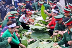 Una actividad en la Aldea de Cultura y Turismo de las Etnias de Vietnam en Hanoi. (Foto: VNA)