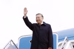 El secretario general del Comité Central del Partido Comunista de Vietnam y presidente de la nación, To Lam, concluye su visita a Australia. Foto: VNA