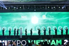  Ceremonia de inauguración de la Exposición de la Industria de Semiconductores de Vietnam 2025, 7 de noviembre. (Foto: Vietnam+)