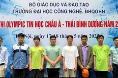Seis estudiantes vietnamitas ganan medallas en la Olimpiada. (Foto: VNA)