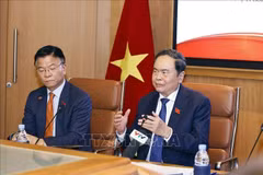 El presidente de la Asamblea Nacional (AN) de Vietnam, Tran Thanh Man, en el evento. (Foto: VNA)