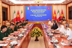 Panorama del quinto diálogo de Política de Defensa Vietnam-Italia (Foto: VNA)