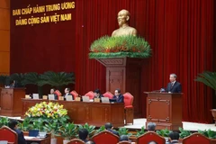 El secretario general del Partido Comunista de Vietnam (PCV), To Lam, habla en la cita. (Foto: VNA)