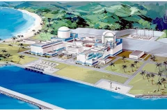 Ilustración de la central nuclear de Ninh Thuan (imagen generada por IA)